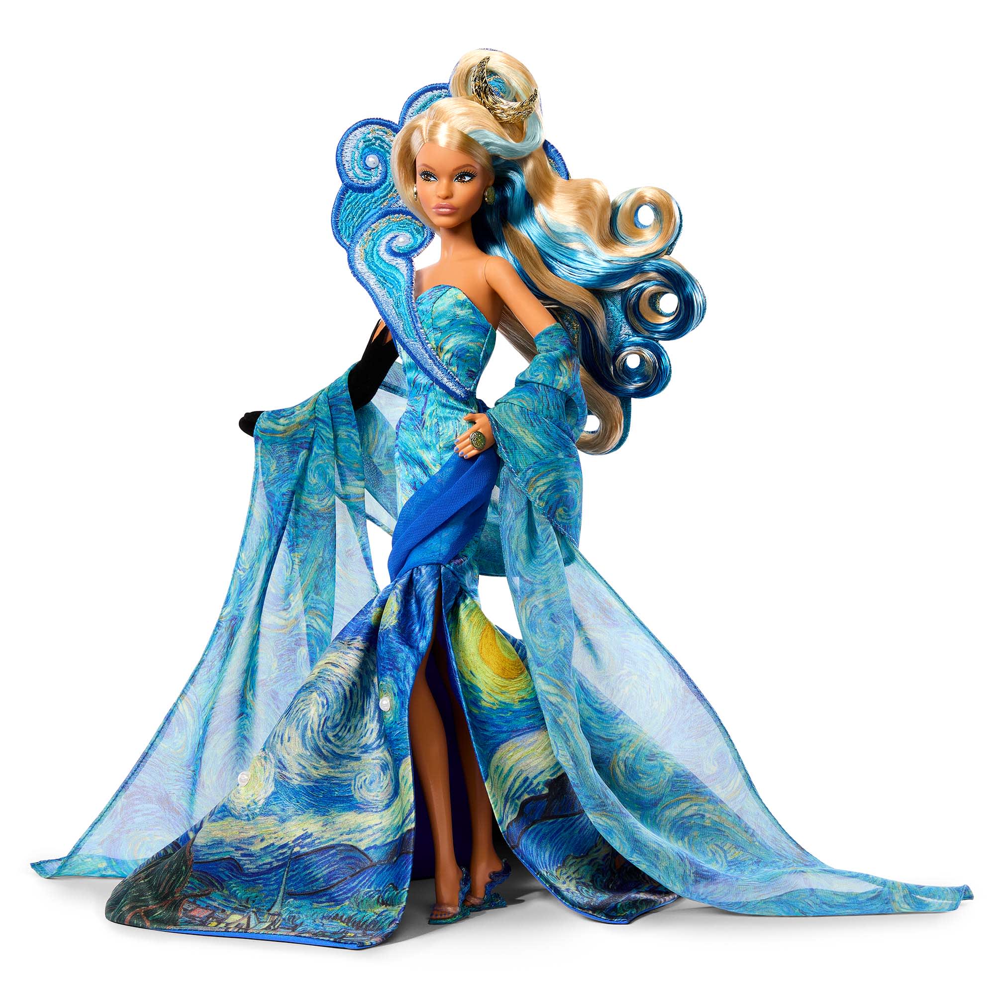 Barbie x MoMA Vincent van Gogh The Starry Night doll - imagen adicional